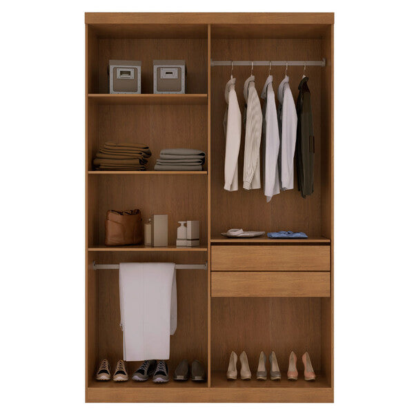 Guarda Roupa Solteiro Heros 4 Portas Com Pés Moderna